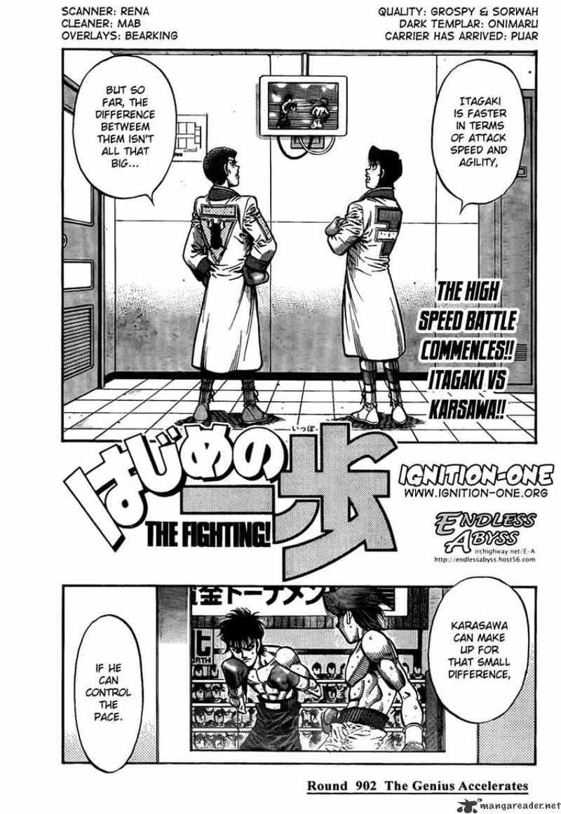 Hajime no Ippo: Fighting Spirit, Chapter 902 image 01